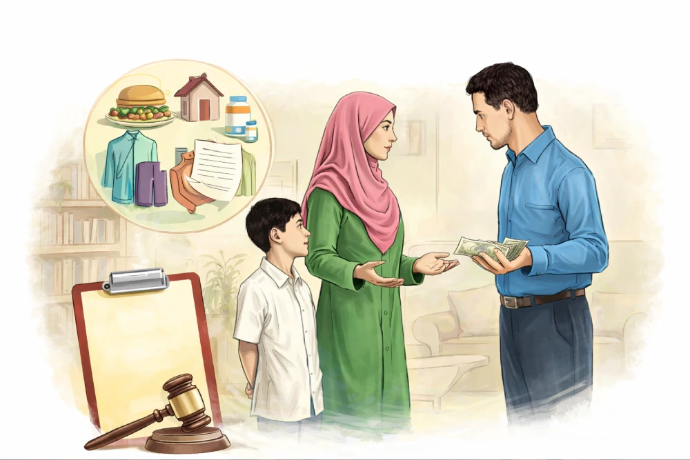 نفقه زن چیست؟ | شرایط تمکین، ترک انفاق و نمونه دادخواست نفقه